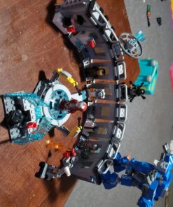 LEGO Marvel Avengers Iron Man Hall of Armor 76125 Building Kit, Tony Stark Iron Man Suit Action Figures (524 Pieces) Standard 42 81K6lSR8jgL