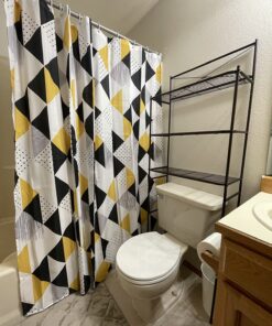 Zenna Home Over the Toilet Storage, Metal Bathroom Spacesaver with 3 Shelves, Cross-Style Storage Cabinet, Easy Assembly, Oil Rubbed Bronze Over-the-Toilet Spacesaver 28 81K7OTP5A0L