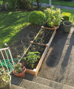 Greenes Fence 2 Ft. X 8 Ft. X 10.5 In Raised Garden Kit, Cedar 38 81K7yS9dvzL