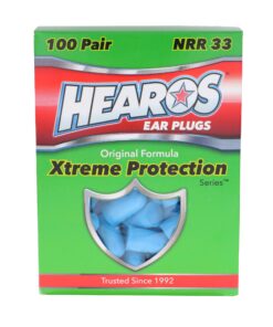 Alternative view of HEAROS Xtreme Foam Earplugs, 33dB NRR Ear Plugs, 100 Pairs, Foam Ear Plugs Noise Reduction & Hearing Protection