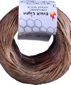 EricX Light 100% Organic Hemp Wick,200 FT Spool,Well Coated with Beeswax,Standard Size(1.0mm) 23 81K9YSK3gWL