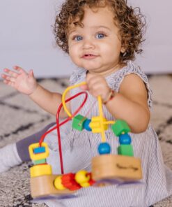 Melissa & Doug First Bead Maze - Wooden Educational Toy for Floor, High Chair, or Table - Infant Maze Toy, Bead Maze Toys For Toddlers And Babies 4.2 x 7 x 8.6 inches ; 1.3 pounds Standard 23 81K9qPXeA7L 1