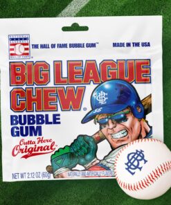 The Official Big League Chew Original Bubble Gum + Tray (12 Packs) 16 81KC509TnnL