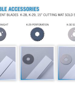 CARL Heavy Duty Rotary Paper Trimmer - 12238, Black/Silver, 18inch 18-Inch 17 81KCtKVvSL 1