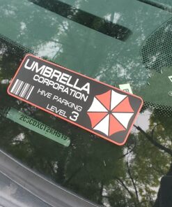 Vool Resident Evil Umbrella Corp. Parking Decal Vinyl Decal Bumper | Sticker | 2"x 5" 23 81KDtAk8gaL