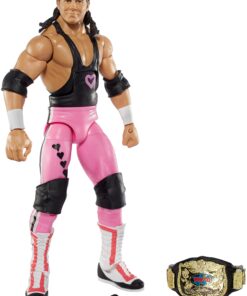 Alternative view of WWE Elite Flashback Hart Foundation Bret Hart Figure