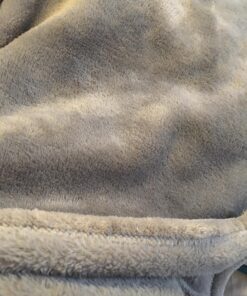 Bedsure Fleece Bed Blankets Queen Size Grey - Soft Lightweight Plush Fuzzy Cozy Luxury Blanket Microfiber, 90x90 inches Queen (90" x 90") 34 81KFBvcOqwL