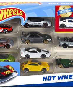 Hot Wheels Set of 10 1:64 Scale Toy Trucks and Cars for Kids and Collectors, Styles May Vary (Amazon Exclusive) 10-Pack 29 81KH1eRZuQL