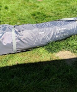 CORE 6 Person Instant Cabin Tent | Portable Large Pop Up Tent with Easy 60 Second Camp Setup for Family Camping | Included Hanging Organizer for Outdoor Camping Accessories Dark Gray/Green 66 81KHG27ykTL