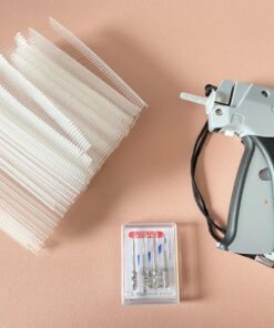Amram Clothing Tagging Gun, Comfort Grip Model, Price Tag Attacher, Kit Includes Gray Standard Tagger, 1,250 2-in Barbs, 5 Needles; for Manufacturers, Retail, Boutiques, Consignment, Yard Sales 1,250 2-in Attachments, 5 Needles 39 81KHRgXqGJL 1