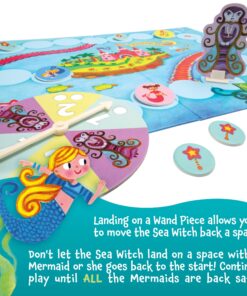 Peaceable Kingdom Mermaid Island Award Winning Cooperative Board Game for 2 to 6 Kids Ages 5+ Limited edition 15 81KHWx6T8tL