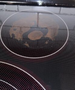 Cerama Bryte Combo Kit POW-R Grip, Scraper, Pad & Removes Tough Stains Cooktop and Stove Top Cleaner for Glass - Ceramic Surfaces, 10 Ounces, 4 Piece 54 81KIMESJrL