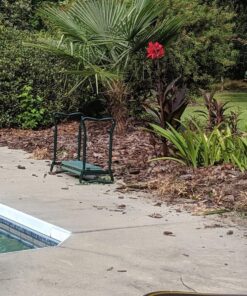 Ohuhu Garden Kneeler and Seat, Heavy Duty Garden Stool with EVA Foam Kneeling Pad, Foldable Gardening Bench with 2 Tool Pouches, 2-in-1 Portable Gardening Supplies, Idea Gifts for Women Men Seniors 59 81KJWhipHfL