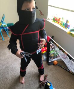 Stealth Toddlers Ninja Costume Large (4-6) Black Standard Packaging 27 81KJt823HZL