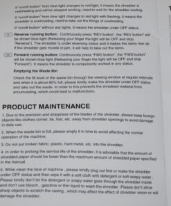 BONSEN Heavy Duty Paper Shredder, 24-Sheet Cross-Cut Shredder, 40-Min Continuous Running Time, Commercial Grade Shredder for Office, 9-Gallon Big Basket, 55dB Super Quiet, P-4 High Security (S3105) 37 81KKm2jD2DL