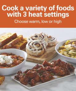 Hamilton Beach Programmable Slow Cooker with Flexible Easy Programming, 5 Cooking Times, Dishwasher-Safe Crock, Lid, 7 Quart, Silver 35 81KNnrIJn6L