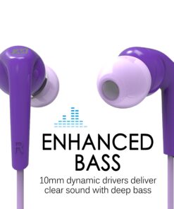 MEE audio Earphone Noise Isolating In-Ear Headphones with Memory Wire Wired Purple 12 81KNuzhVQSL