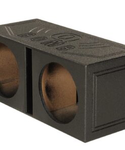 QPower Q Bomb Series 15 Inch Ported Car Subwoofer Sub Box Enclosure with Dual Vented Chamber Design and Black Bed Rhino Liner Spray Finish, Black 19 81KOCxDb3IL