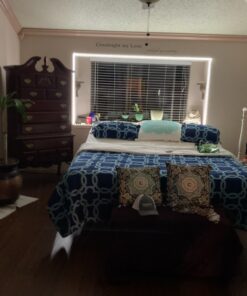 ollrieu 50ft White LED Strip Lights,12V Dimmable Tape Lighting with Infrared Remote,SMD 2835 LEDs Adhesive Ribbon Light,Connectable,Cuttable,Indoor Rope Light for Room Mirror Bedroom Kitchen 50ft Daylight white 50FT/15M 33 81KP62mILnL