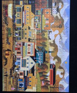 Buffalo Games - Charles Wysocki - Pete's Gambling Hall - 1000 Piece Jigsaw Puzzle , Brown 22 81KP6Q4tzL