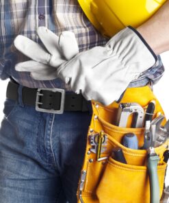 Timberland PRO Men's 42mm Double Prong Leather Belt 44 Black 6 81KPlI6ZQQL