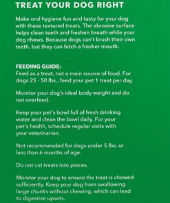 Amazon Brand - Wag Dental Dog Treats to Help Clean Teeth & Freshen Breath - Medium, Unflavored, 36 Count (Pack of 1) 36 Count (Pack of 1) 25 81KQQK3lwL