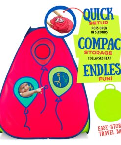 Kiddey Tunnel and Ball Pit Play Tent | 3pc Pop Up Toddler Gym Tunnels with Tents for Kids, Toddlers, Infants Boys & Girls | Indoor & Outdoor Gift Game | Baby Crawling Pits for Playground 3 Pc. Play Tent 26 81KR8N rCL