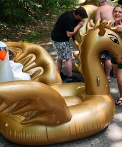 Luxy Float Inflatable Pool Float, Large Water Pool Toys for Adults and Family, Swimming Pool Floats for Party Fun Dragon 31 81KSD9RTIoL