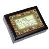 Cottage Garden My Wish for You to Embrace Life Amber Earth Tone Jeweled Music Box Plays Edelweiss 4 81KSPO2F5EL
