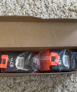 TECKKIN Remanufactured 67XL Black Ink Cartridge Replacement for HP Ink 67 67XL Ink Works for HP Envy 6000 6055 6055e 6400e 6455e Envy Pro 6455e 6455 6475 6452 6458 DeskJet 4155 2755e 2755 (2 Black) 32 81KUBwRyaL