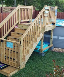 Intex 18ft X 52in Ultra Frame Pool Set with Sand Filter Pump, Ladder, Ground Cloth & Pool Cover 37 81KVModu3L 1