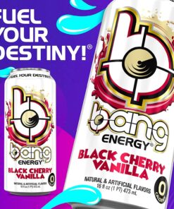 VPX Bang - Black Cherry Vanilla - 16fl.oz. (Pack of 4) 16 Fl Oz (Pack of 4) 15 81KVngsUXpL
