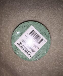 Unique Double Ticket Roll | 2" x 2" | Assorted Colors | 500 Pcs Party Supply, 2", Multicolor 18 81KWlJxkcVL