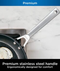 Ninja C39600 Foodi NeverStick Premium Hard-Anodized 13-Piece Cookware Set, Guaranteed to Never Stick, Nonstick, Durable, Oven Safe to 500°F, Grey 50 81KX0LZs6 L 1