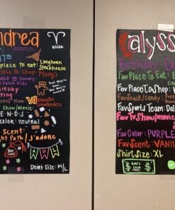 Chalkboard Wall Sticker 2 Rolls 18" x 79" Wallpaper Peel and Stick Chalk Board Contact Paper DIY Decal Adhesive Blackboard Removable Erasable Vinyl for Wall,Bonus 10 Chalks (2 Rolls 1.5ft.x6.6ft.) 2 Rolls 1.5ft.x6.6ft. 25 81KXIalJKmL