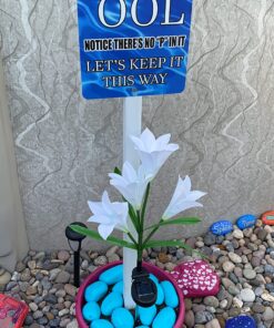 Rogue River Tactical Funny Swimming Pool Sign Metal Tin Sign Indoor Outdoor No Pee in Pool OOL Swim 15 81KZ9VqbjL