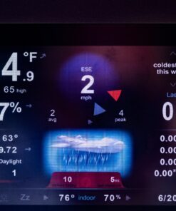 AcuRite 5" Capacity Easy-to-Read Magnifying Acrylic, Blue (00850A3) Rain Gauge 40 81KZB6UzPPL