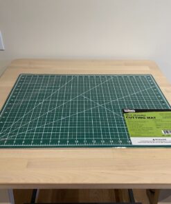 US Art Supply 18" x 24" Green/Black Professional Self Healing 5-Ply Double Sided Durable Non-Slip Cutting Mat Great for Scrapbooking, Quilting, Sewing and all Arts & Crafts Projects 1 22 81KZdC4qyML