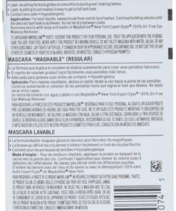 Maybelline Great Lash Washable Mascara, Volumizing Lash-Doubling Formula That Conditions As It Thickens, Blackest Black, 1 Count WASHABLE BLACKEST BLACK 0.43 Fl Oz (Pack of 1) 26 81KZtyvLVUL