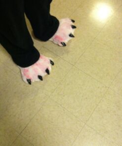 Wishpets Stuffed Animal - Soft Plush Toy for Kids - Pink Furry Tiger Slippers 26 81Ka6VnjCSL