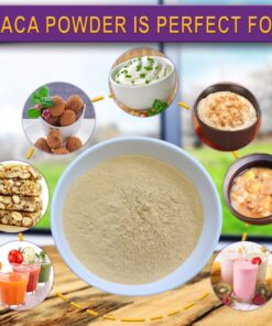 Divine Organics 2 Lb / 32 Ounce - Raw Peruvian Maca Powder - Certified Organic - Vegan, Antioxidant, Gluten Free - Mix in Coffee, Chocolate, Smoothies, Cereals - Yellow Peruvian Maca Root 14 81KaEkibeoL