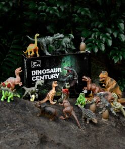 Dinosaur Toys - 20 Packs Dinosaur Figure Play Set with Educational Book, Toy for 3 4 5 6 7 8 Year Old Boys - Plastic Dinosaurs Birthday Gift for Kids 30 81Kb3swRrIL