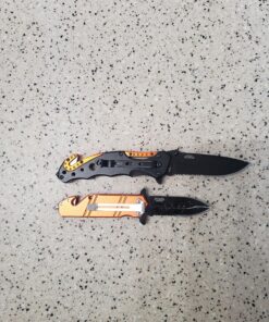 TAC-FORCE Spring Assisted Opening EMT EMS ORANGE Rescue Folding Pocket Knife 24 81KbtAZef3L