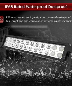 YITAMOTOR LED Light Bar 14inch 72W Led Work Light Spot Flood Combo Led Pod Light Offroad Light Led Fog Light Truck Light Driving Light Boat Light Compatible with Truck Pickup SUV ATV UTV , Black 1 13 81KcQN DVsL