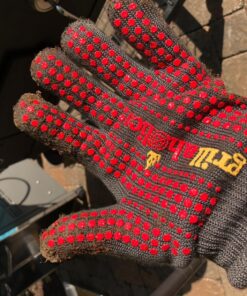 Grillaholics Barbecue Gloves, Top Cooking Gloves in Barbeque Grilling Accessories, 660°F Heat Resistant with ThermoMatrix™ Silicone, Protect Your Hands with BBQ Oven Mitts 20 81Kd0gkKJVL