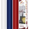 Firefly Craft America Heat Transfer Vinyl Bundle for Shirts - HTV Vinyl Bundle - Iron On Vinyl for Cricut and Silhouette Transfers - Iron on Vinyl Sheets - 3 Sheets per Pack (12" x 20" Each) Red, White, Royal Blue 10 81KdzxwH5EL