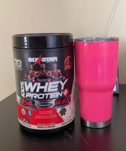 Whey Protein Powder | Six Star Whey Protein Plus | Whey Protein Isolate & Peptides | Lean Protein Powder for Muscle Gain | Muscle Builder for Men & Women | Vanilla, 2 lbs (Package May Vary) 6 81KeJuVFwL