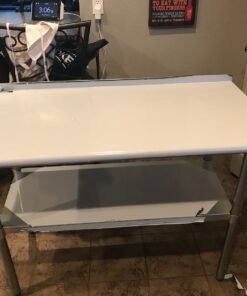 GRIDMANN Stainless Steel Kitchen Prep Table 48 x 24 Inches with Backsplash & Under Shelf, NSF Commercial Work Table for Restaurant and Home 48 in Long x 24 in Deep 35 81Kf8wQ7mbL 1