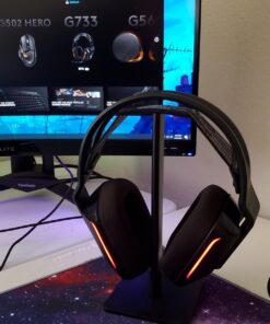 Logitech G733 Lightspeed Wireless Gaming Headset with Suspension Headband, Lightsync RGB, Blue VO!CE mic technology and PRO-G audio drivers - Black 39 81Kh7HzYGEL