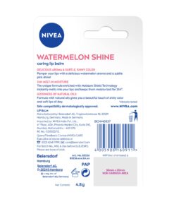 Nivea Fruity Shine Watermelon Lip Balm, 4.8gm 14 81Kh8jBVxCL